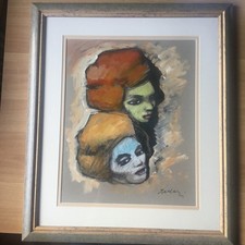 MINO MACCARI, Olio Su Cartone con autentica