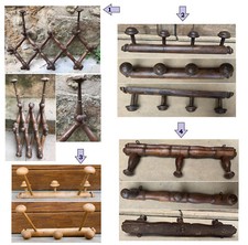 Appendi abiti parete muro