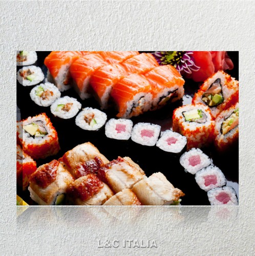 Sushi quadro moderno tela - 4,