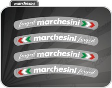 Adesivi Cerchi MARCHESINI Forged Bianco grigio