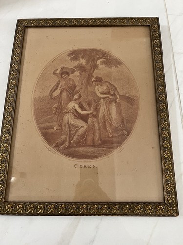Gravure ancienne cérès - gravure,