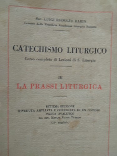 Barin catechismo liturgico iii - barin,