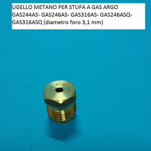Ugello metano per stufa - a, gas