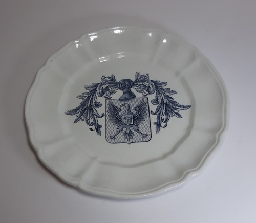 Piatto ceramica richard stemma - ceramica,
