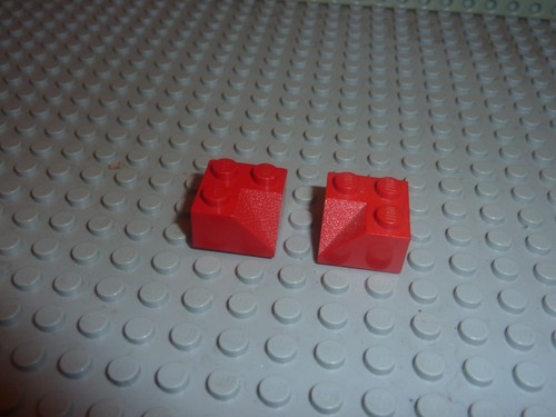 Lego red slope 2x2 - lego,