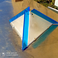 Plafoniera a piramide  vetro Murano