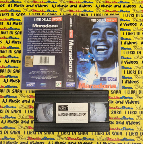 Vhs film maradona miti dello - maradona,