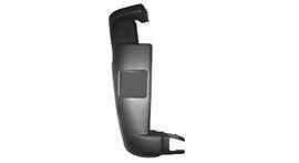 Cantonale paraurti nero - p/sx,