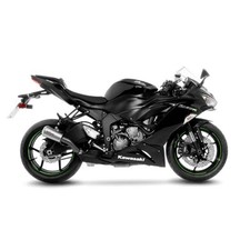 15233U TERMINALE SCARICO LEOVINCE LV-10 INOX KAWASAKI ZX-6R NINJA 2009 2010