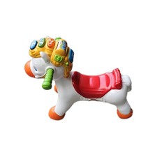 GIOCO CAVALLUCCIO CAVALCABILE INTERATTIVO LUCI E SUONI BABY CLEMENTONI RUOTE