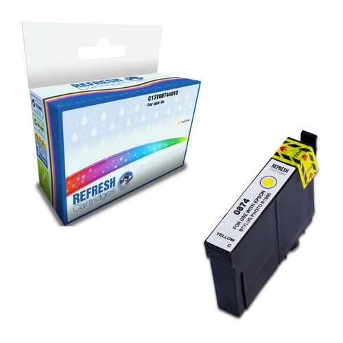 Cartucce refresh giallo t0874 - cartucce,