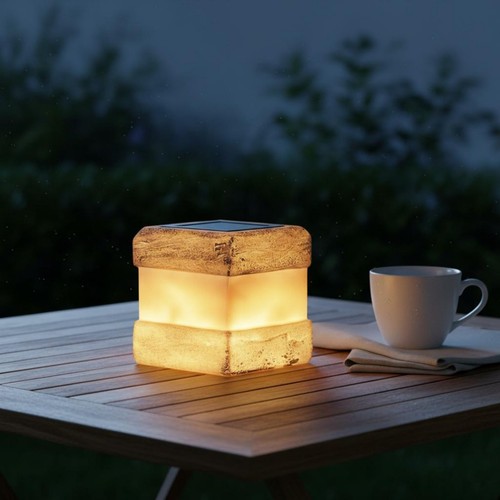 Lampada solare pietra - lampada, a
