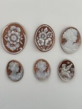 STUPENDO CAMMEO CONCHIGLIA FATTO A MANO