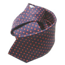 CRAVATTA BLU CRAVATTINO a pois