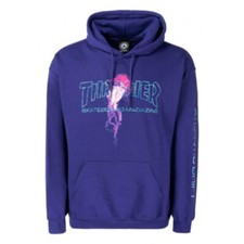 Felpa con cappuccio thrasher - con,
