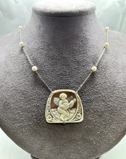 Collana In Argento E Perle Con