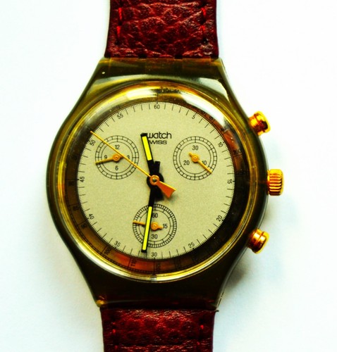 Montre collector swatch chrono - montre,