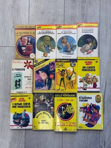 Lotto libri giallo - lotto, 12