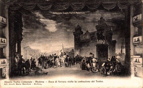 Modena sipario teatro - sipario, comunale