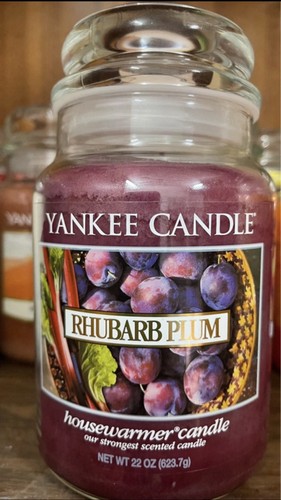 Yankee candle rhubarb plum - yankee,
