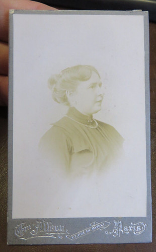 Antica foto cartonata - antica,