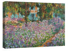 Canvashop Quadro Giardino di Monet Iris Stampa su tela canvashop quadri arte