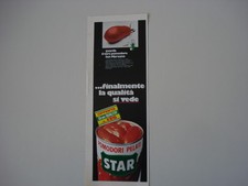 advertising Pubblicità 1970 POMODORI PELATI STAR