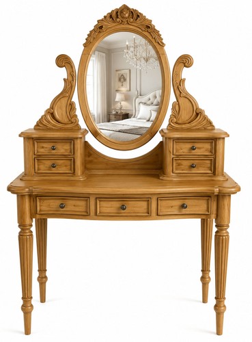 Poudreuse mogano tavolo da - poudreuse,
