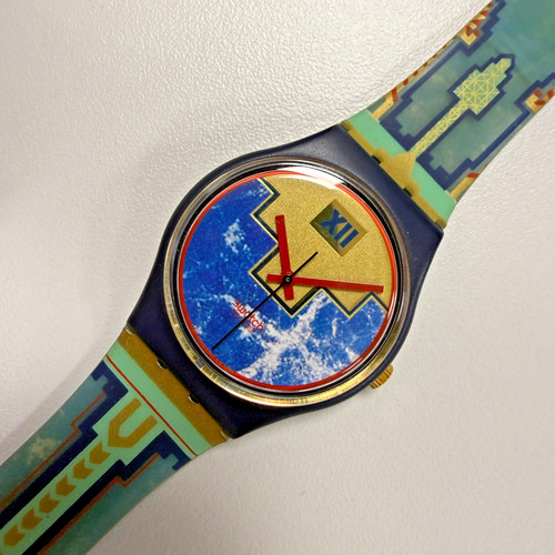 Swatch 1991 blue flamingo - 1991,
