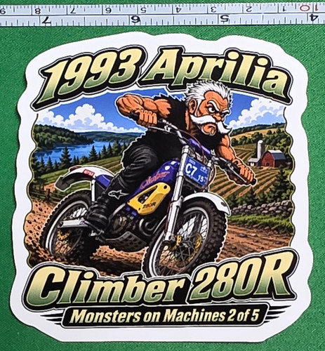 Adesivo aprilia climber 280r - aprilia,