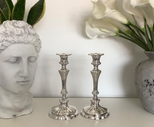 Rara coppia candelabri - di,