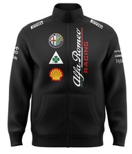 Felpa zip intera alfa romeo - felpa, a