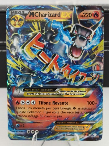 Carta pokémon mega charizard - carta,