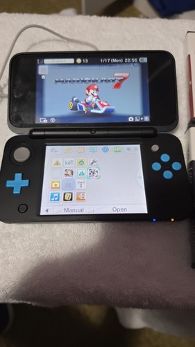 Nintendo 2ds blue mario - xl,