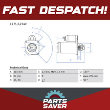 Motorino di avviamento adatto