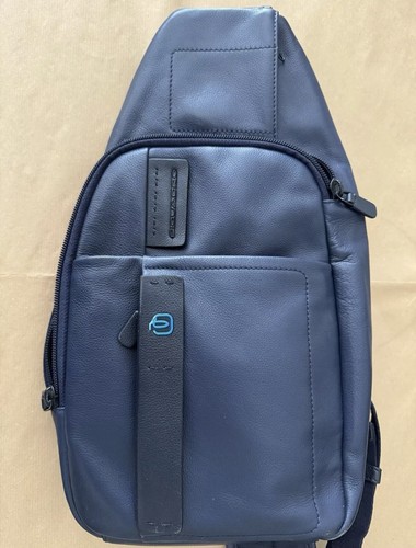 Piquadro borsa blu pelle - piquadro,
