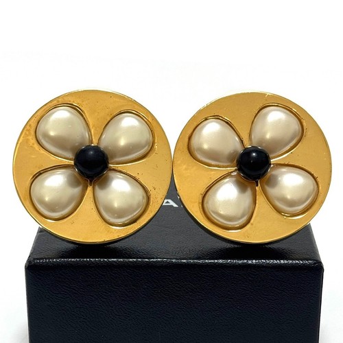 Chanel orecchini tondi - chanel,