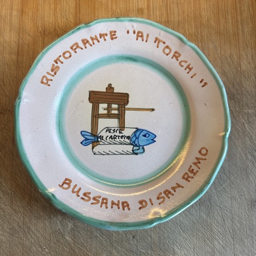 Piatto buon ricordo torchi - ricordo, ai