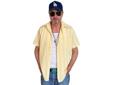 Camicia stampata gialla taglia