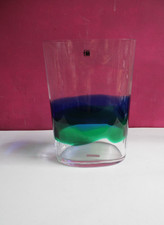 L68-CARLO MORETTI-MURANO VASO  OVALE DESIGN-VETRO GLASS REGALO VENEZIA GHIFT