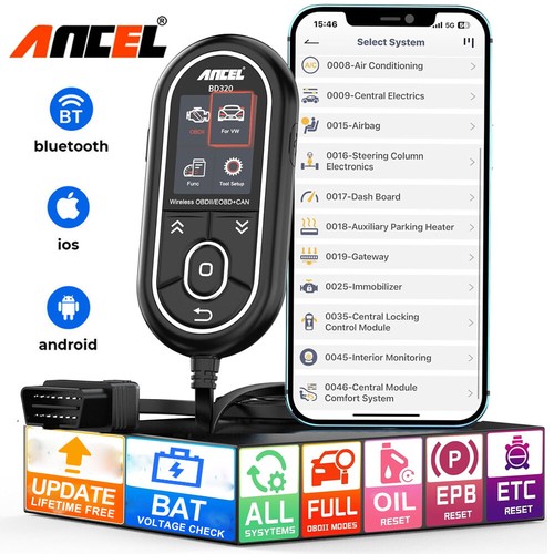 Ancel bd320 obd2 dispositivo - ancel,