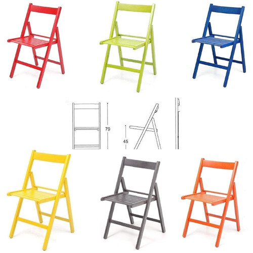 Sedie richiudibili legno - sedie,
