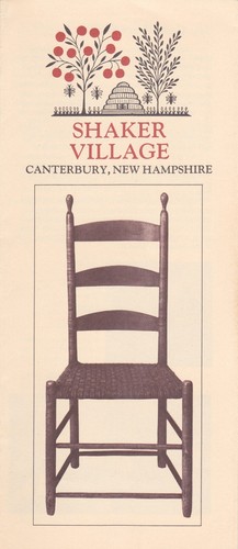 Brochure shaker village - shaker,