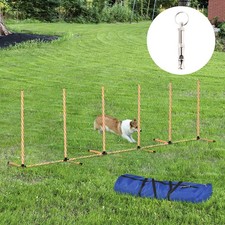 PawHut Dog Agility Weave Pali