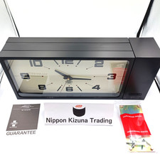 Orologio da parete Dulton doppia faccia H21-0362BK nero rettangolo magnete tipo Giappone