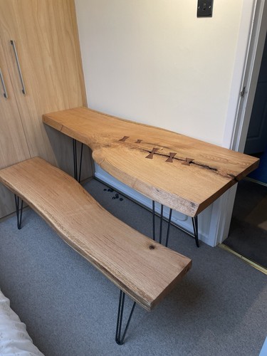 Tavolo panche legno duro - in,