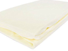 2 Confezioni di Lenzuola Izziwotnot Jersey Interlock Fitted Carrozzina/Culla Coppia Limone 