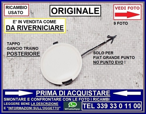 Tappo plastica gancio traino - plastica,