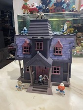 PUFFI SMURFS PUFFO SMURF HALLOWEEN CASA DEI FANTASMI DI SCOOBY DOO CON 6 PUFFI