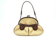 Borsa Burberry BLUE LABEL Design In Pelle E Tela Beige 4140h